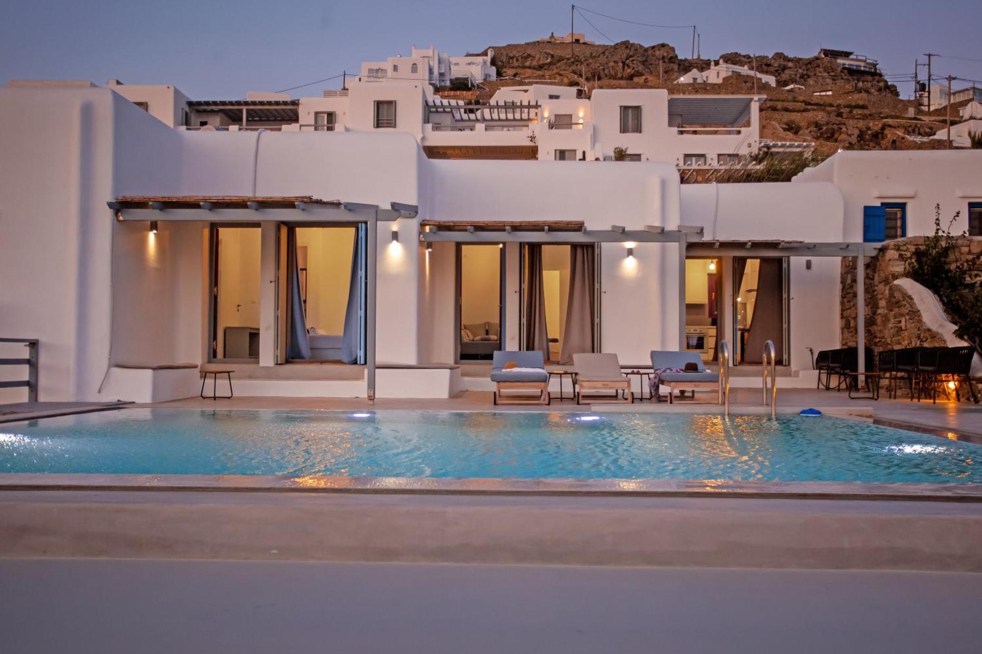 Aqua Breeze Seaview Pool Suites Mykonos Mykonos Town Экстерьер фото