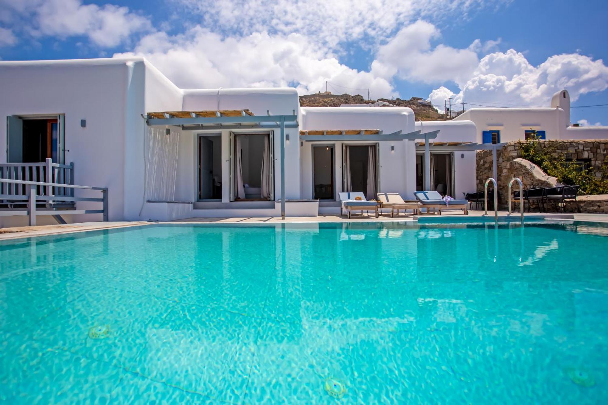 Aqua Breeze Seaview Pool Suites Mykonos Mykonos Town Экстерьер фото