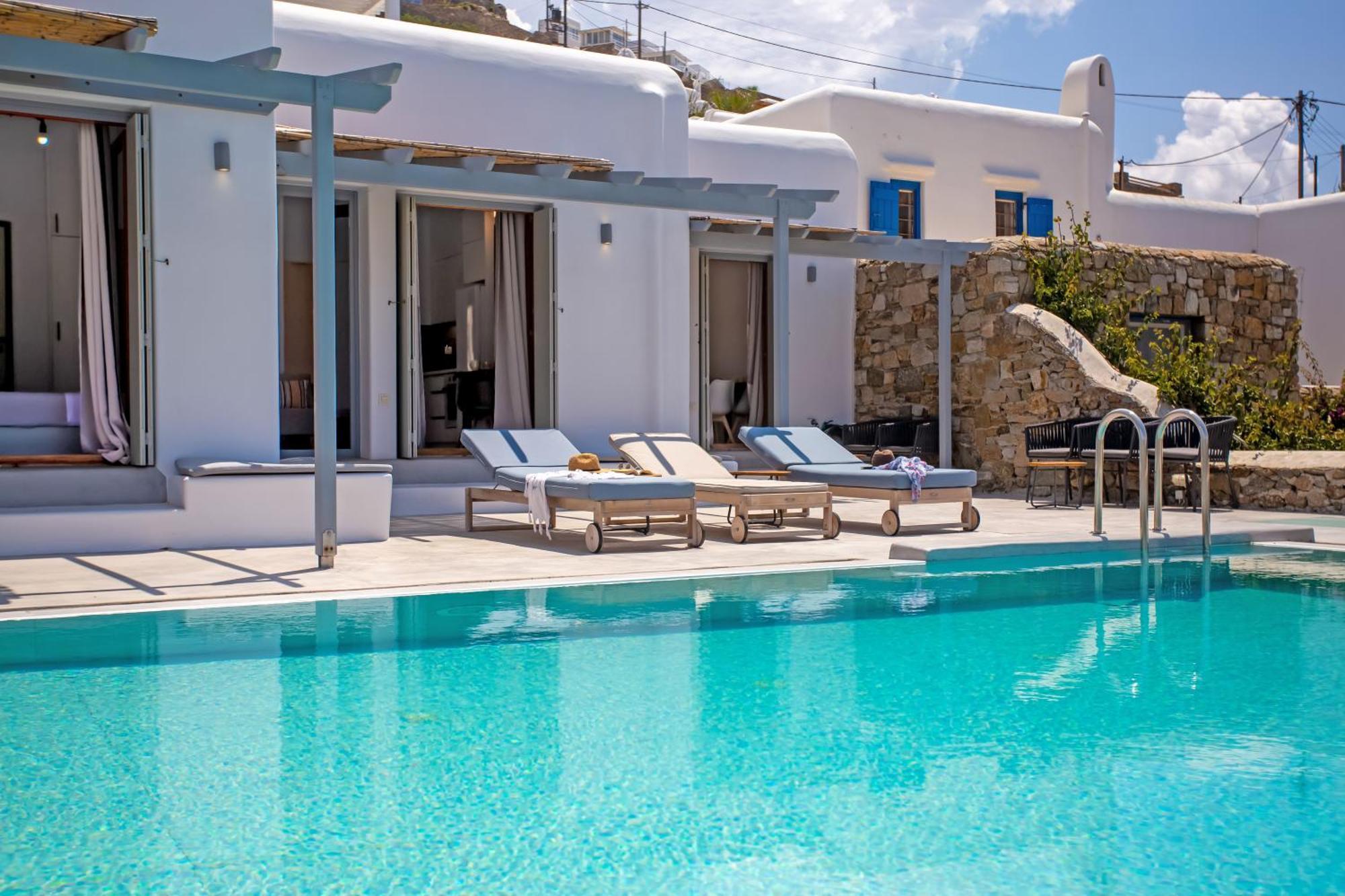 Aqua Breeze Seaview Pool Suites Mykonos Mykonos Town Экстерьер фото